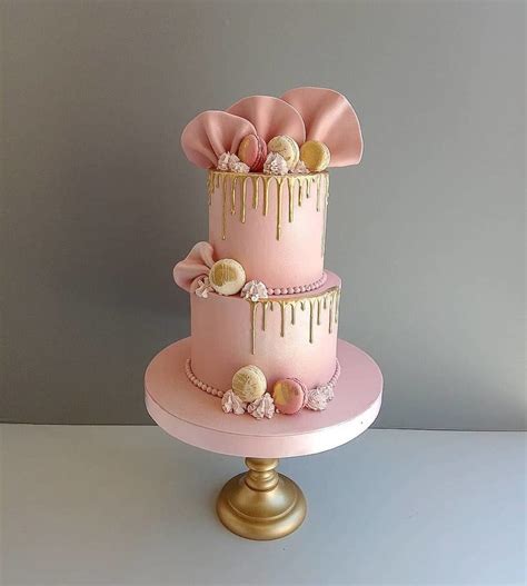 Pink And Rose Gold Drip Cake Selection Instrumentation Kmitl Ac Th