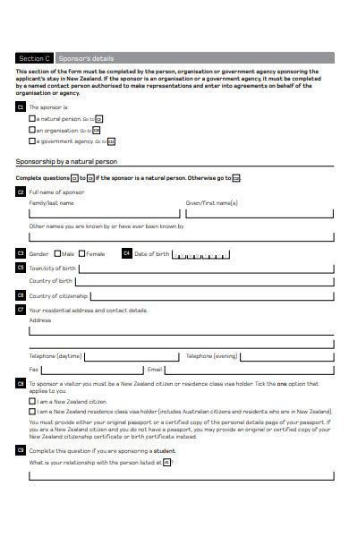 FREE 40 Sponsorship Application Forms In PDF MS Word