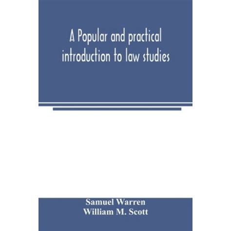 영문도서 A popular and practical introduction to law studies Paperback