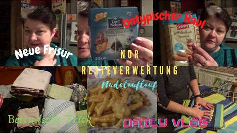 Daily Vlog Ungewohnter Haul Essenspaket packen Bettwäschetrick