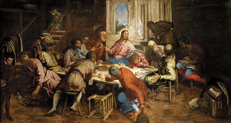 The Last Supper Painting by Tintoretto - Pixels