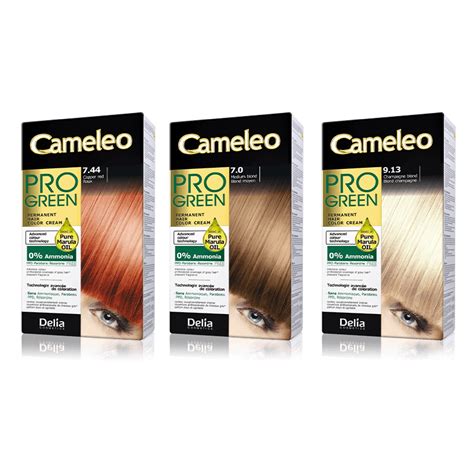 Cameleo Pro Green Hair Colour Delia Cosmetics