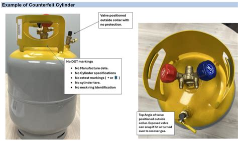 Be Aware Of Counterfeit Refrigerant Reclaim Tanks Hvac Distributors