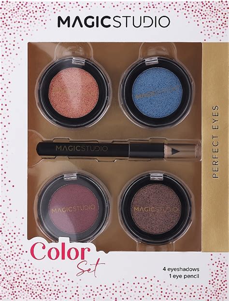 Magic Studio Color Set Eyesh 4x1 6g Eye Pen 0 5g Set Pentru