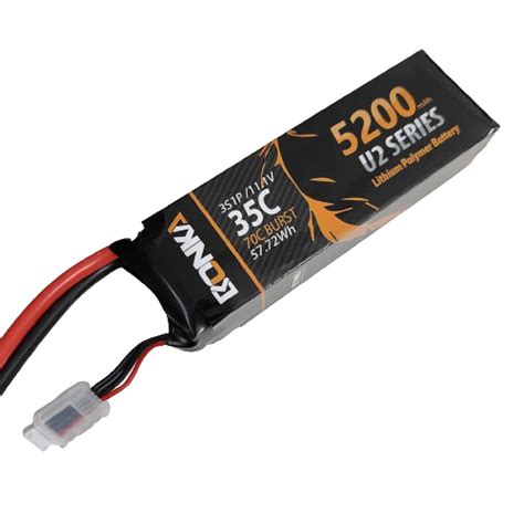 11 1v 5200mah 35C 3S1P Bonka Lipo Battery High Quality