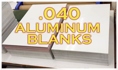 White Aluminum Sign Blanks