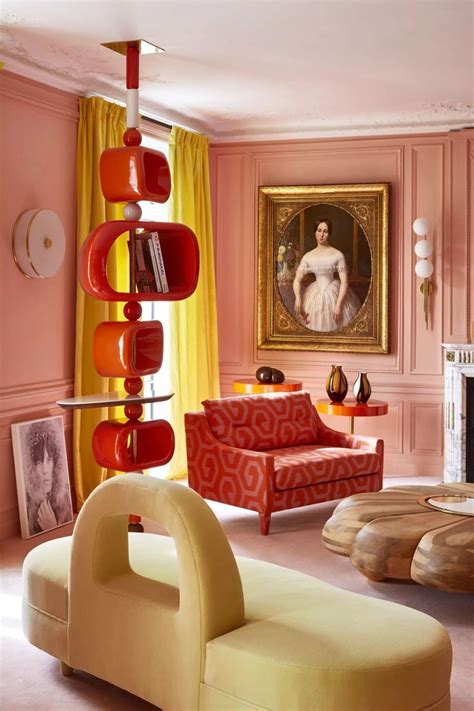 Un Appartement Haussmannien Qui A Bon Teint Salon Rose Styles De