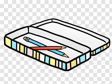 School Stationery - Pencil Case - Rectangle Cartoons Transparent PNG | Pencil case, School ...