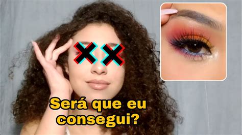 Tentei Fazer A Maquiagem Da Laura Brito Youtube