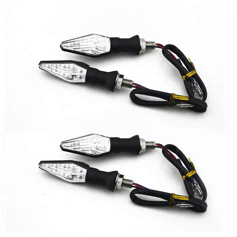 Onever 4Pcs Knipperen Motorfiets LED Richtingaanwi Grandado