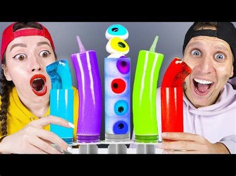 Mukbang GIANT Jello Shooter race 틱톡 챌린지 먹방 TikTok Superhero Challenge by HUBABOY - YouTube in ...