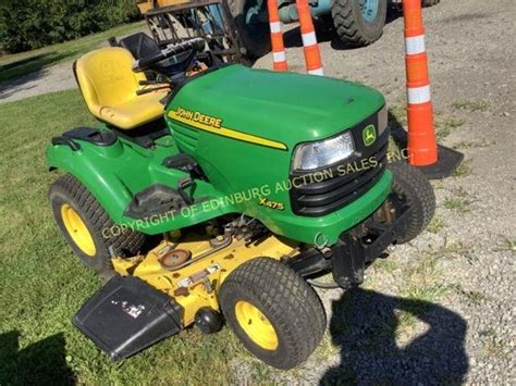 John Deere X475 Lot 2118 Online Consignment Auction 9162022 Edinburg Auction Sales Inc