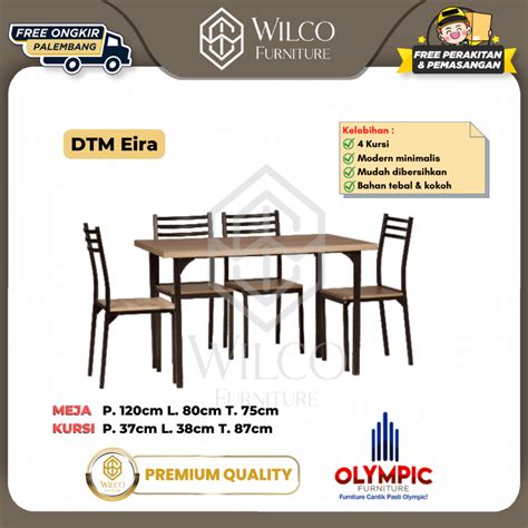 Jual Set Meja Makan Olympic Kursi Dtm Eira S Olympic Dining Table