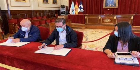 Ferrol El Concello firma un convenio de colaboración con el Banco de