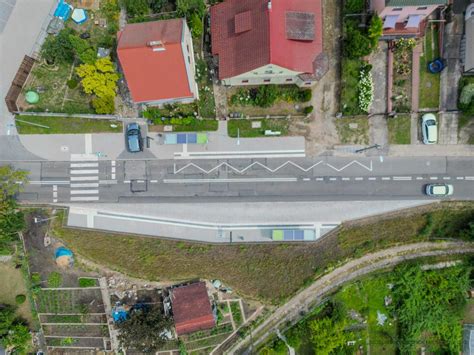 Parking I Zatoka Autobusowa Na Skraju Skarpy Gotowe Foto Szczecin