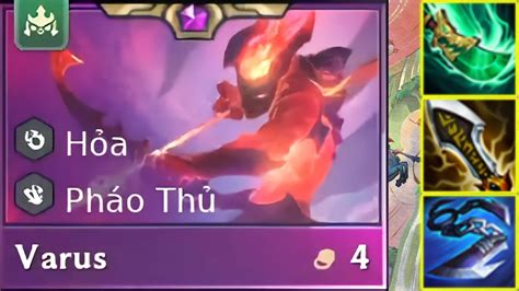 Varus⭐⭐xẠ ThỦ NhƯng SÁt ThƯƠng CỦa PhÁp SƯ Carry Đtcl MÙa 12 Tft Set