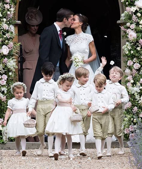 Prince George Princess Charlotte And Pippas Bridal Party Of