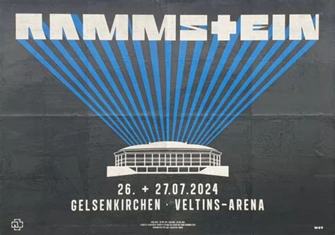 Rammstein Europe Stadium Tour Xxl Plakat Poster Ca X