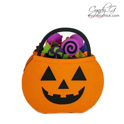 Halloween Pumpkin Box Card SVG My Scrap Chick