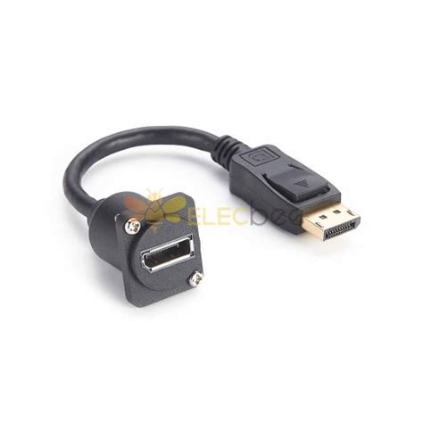 Displayport D Type Panel Mount Extension Cable