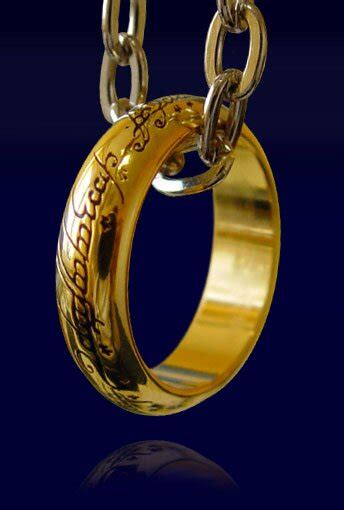 LOTR Ring The One Ring (gold plated) NN0903 - shop SWORDS24.EU