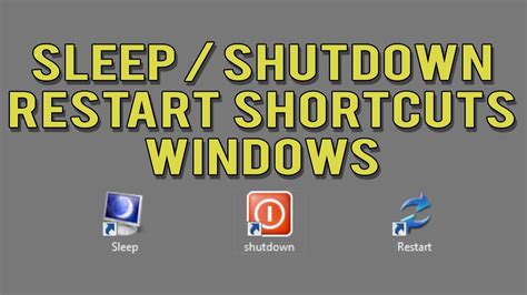 Keyboard shortcut to shutdown windows - booymen