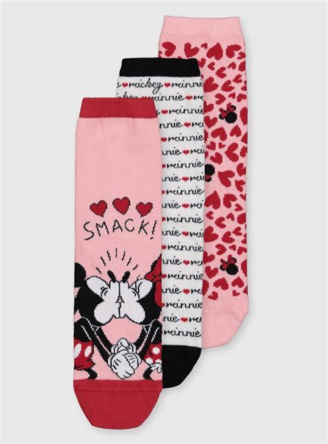 Disney Mickey Mickey Mouse Minnie Socks And Tights Ankle Socks