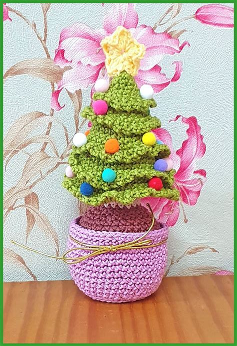 Rvore De Natal Amigurumi Pronta Entrega Elo