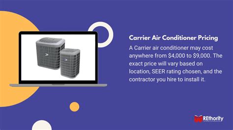 Carrier Air Conditioner Prices Cost By Model Rethority