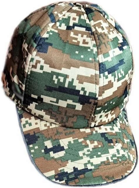 Camouflage Cotton CRPF Print Cap Size Medium At 75 Piece In