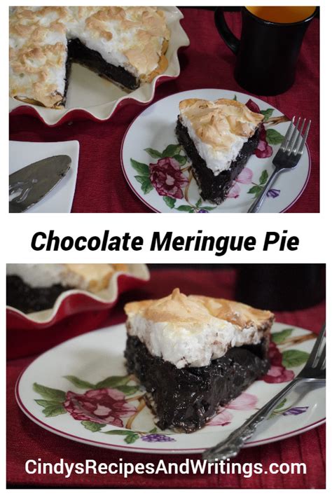 Chocolate Meringue Pie Chocolateweek Cindy S Recipes And Writings