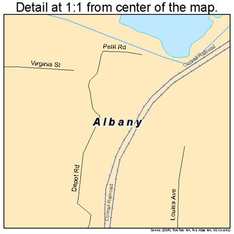 Albany Ohio Street Map 3901042