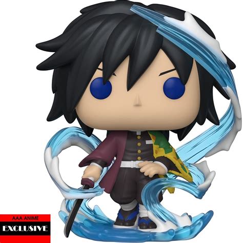 Demon Slayer Giyu Tomioka Funko Pop Vinyl Figure Aaa Anime Exclusive