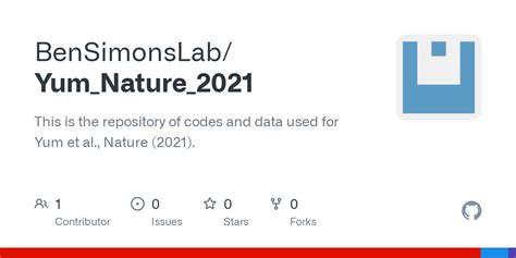 Github Bensimonslabyumnature2021 This Is The Repository Of Codes