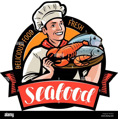 Seafood Logo High Resolution Stock Photography And Images Alamy