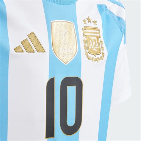 adidas Argentina 24 Messi Home Jersey Kids - White | adidas TZ