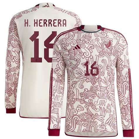 Men S Adidas H Ctor Herrera White Mexico National Team Away