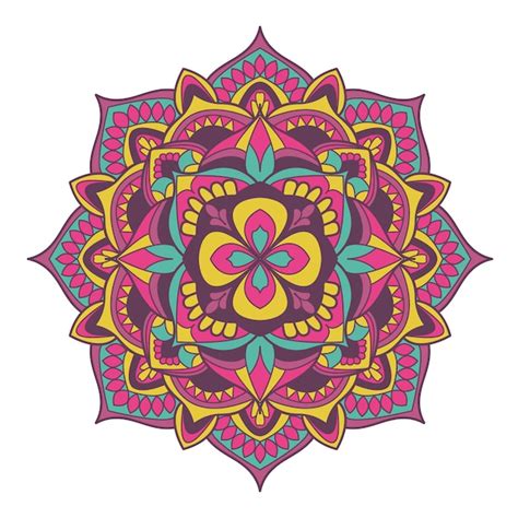 Premium Vector Colorful Mandala