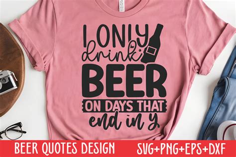 Beer Quotes Svg I Only Drink Beer On Da Graphic By Craftart · Creative Fabrica