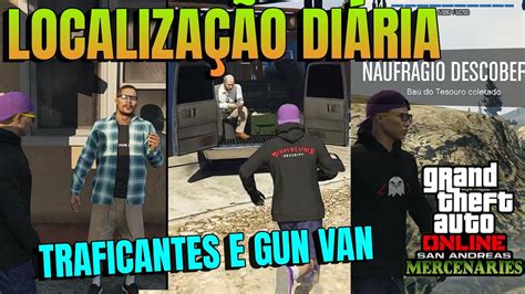 Onde Encontrar Os Traficantes Gta Online Gun Van E Bau Do Naufragio