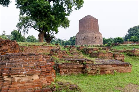 Dhamek Stupa Is One Of The Oldest Buddhist Structures In India Situated