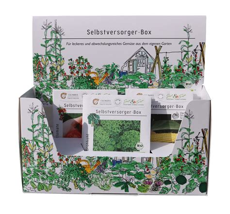 Selbstversorger Box BIO Gemüsesamen Sets von Culinaris MHD 06 2024