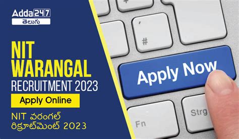 Nit Warangal Recruitment 2023 Notification Out For 29 Vacancies