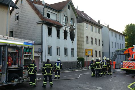 G Ppingen Wohnung Brennt In Voller Ausdehnung