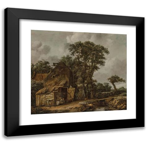 Cornelis Gerritsz Decker 22x20 Black Modern Framed Museum Art Print