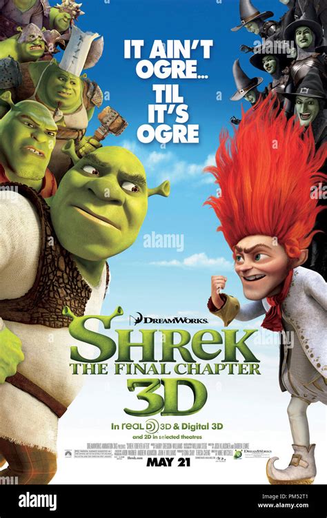 Shrek Forever After Cartel © 2010 Dreamworks Animation Llc Todos Los Derechos Reservados