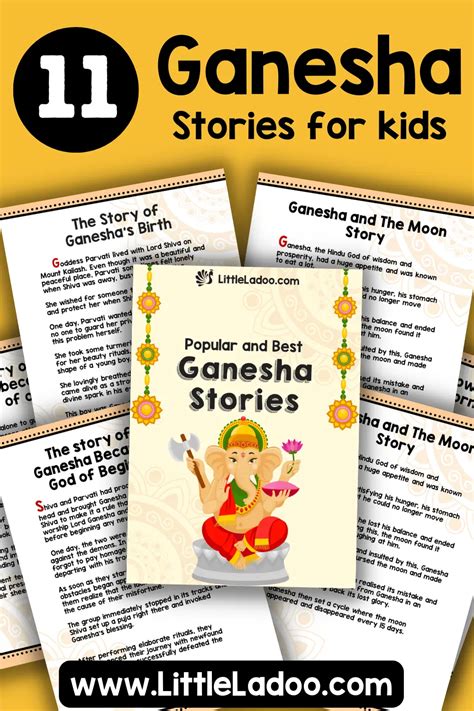 Ganesha Stories For Kids {Free Printable}