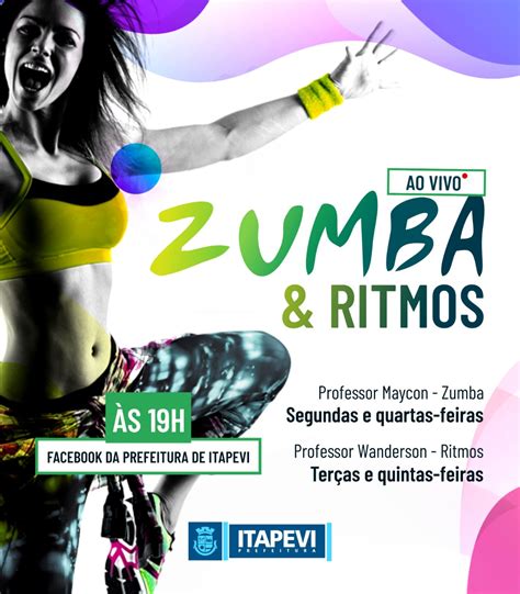 Prefeitura Oferece Aulas De Zumba E Ritmos Ao Vivo Pelo Facebook