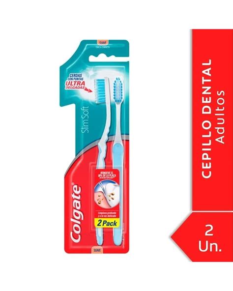 Colgate Cepillo Dental Slim Soft 2X1