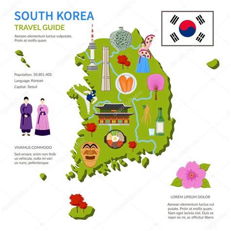 Corea Del Sur Gu A De Viaje Infograf A P Ster